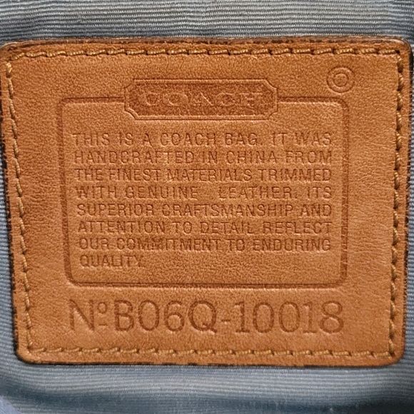 COACH Vintage Boho Colorful Patchwork Crossbody Bag - Picture 9 of 14